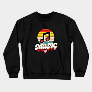 Music retro Crewneck Sweatshirt